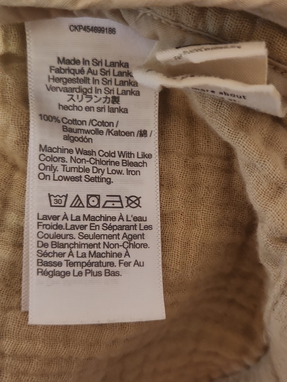 Madewell Lightspun Dorser Blazer, Beige, Womens, Small Oversized. 100% Cotton - Picture 5 of 5
